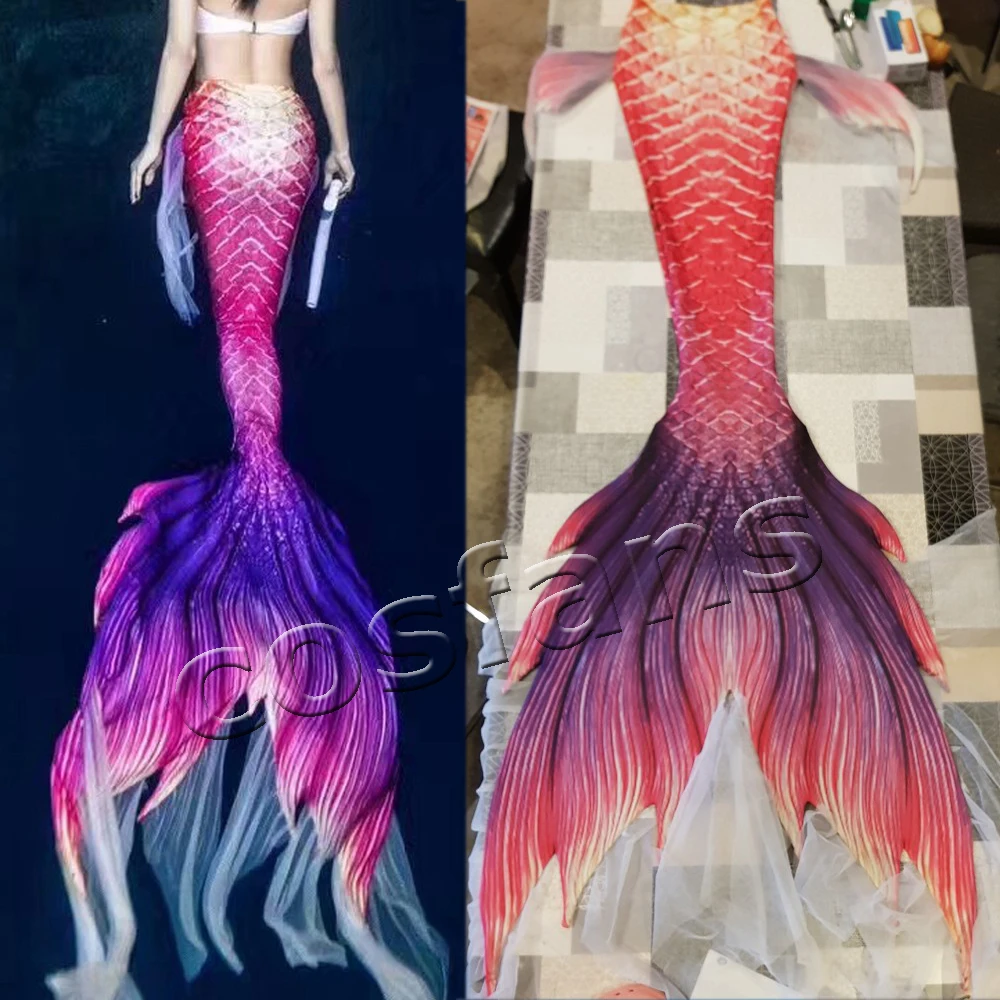 

2020 Mermaid Tail for Women Girls Swimwear Summer Beach Vacation Mermaid Tail With Monofin Swimming Cospaly Costume Party Dress