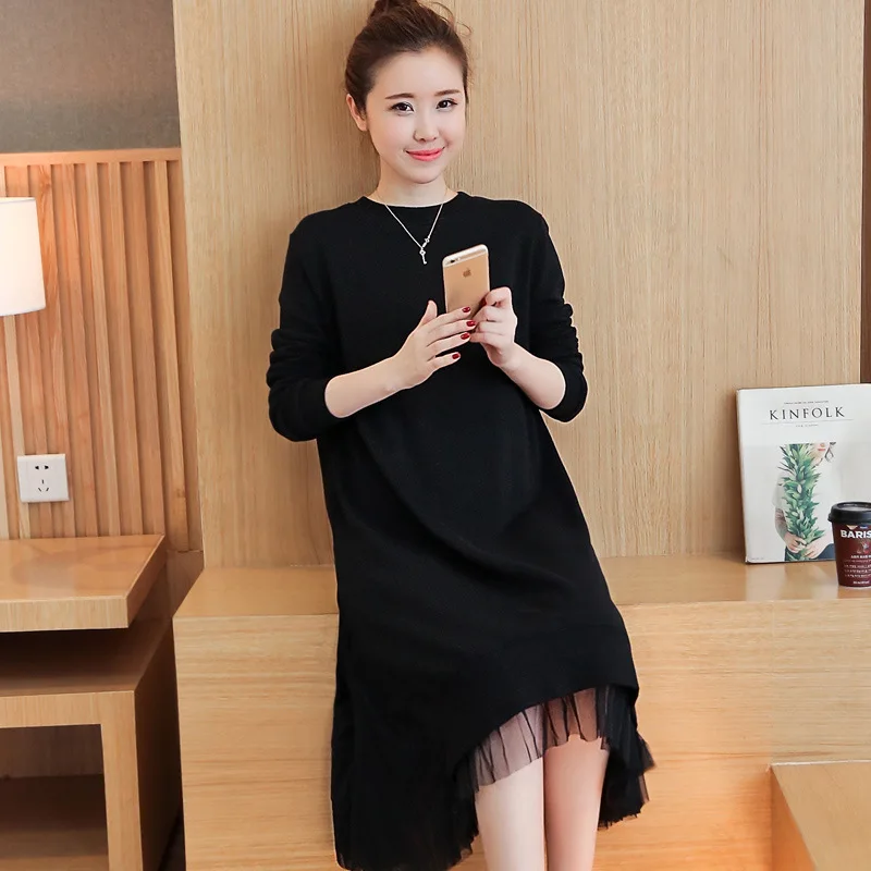 Autumn Casual Loose Maternity Nursing Dresses Clothes for Pregnant Pregnancy Women Breastfeeding Vestidos Clothing Plus Size