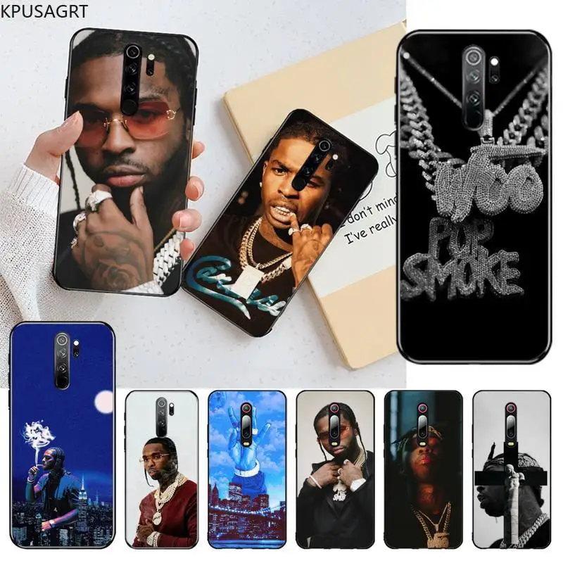 

Rapper Pop Smoke Customer Phone Case for Redmi Note 9 8 8T 8A 7 6 6A Go Pro Max Redmi 9 K20 K30