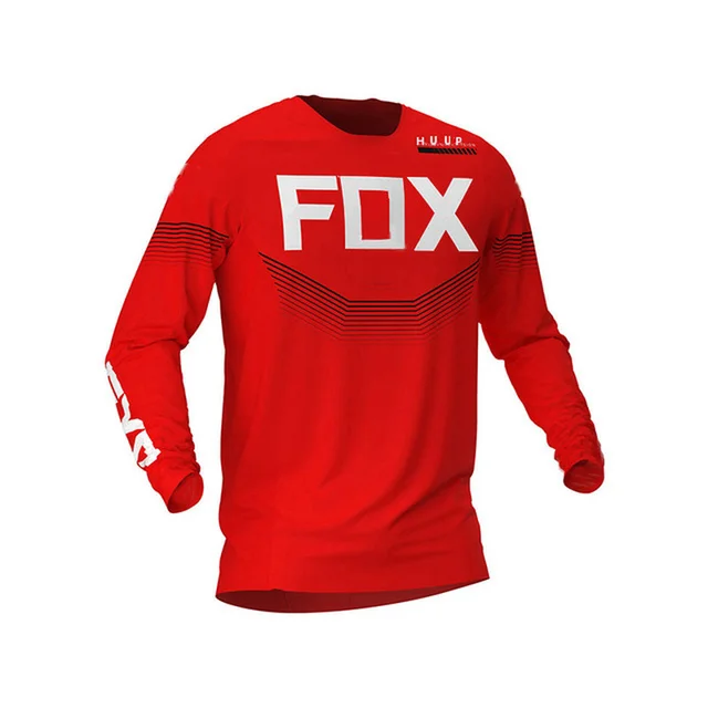 Motorcycle Mountain Bike Team Downhill Jersey Huup Fox MTB Offroad DH MX Bicycle Locomotive Shirt Cross Country Mountain Bike 3