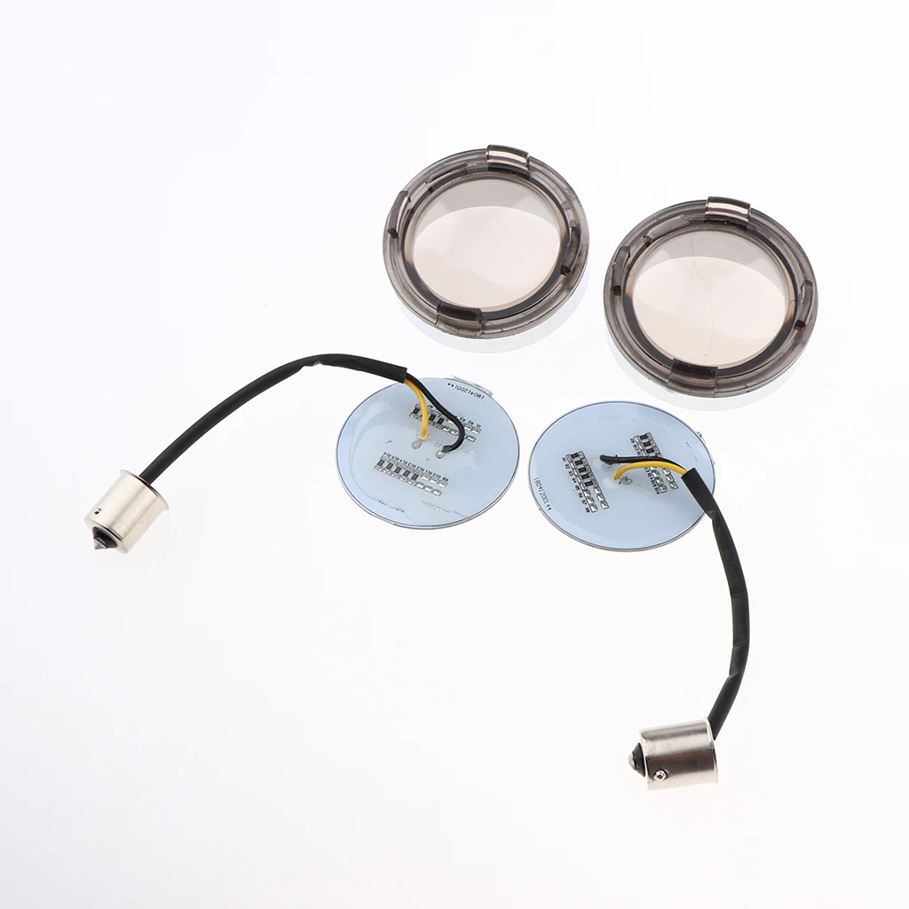 Motorcycle LED Turn Signal Blinker Indicator 2inch(50mm）for Harley