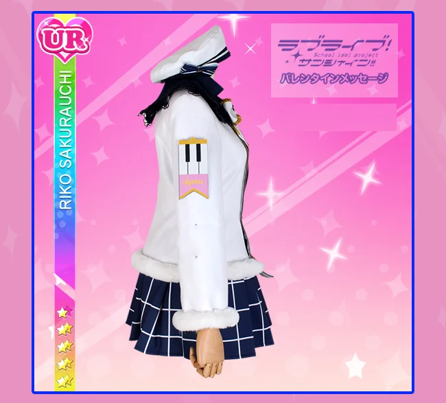 Индивидуальный размер Lovelive Sunshine Aqours Рождественский хор Sakurauchi Riko карнавальный костюм платье лолиты униот аниме одежда наряды