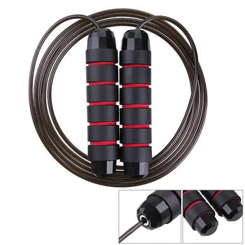 

Adjustable Skipping rope Weight-Bearing Steel Wire Outdoor Non-slip handle