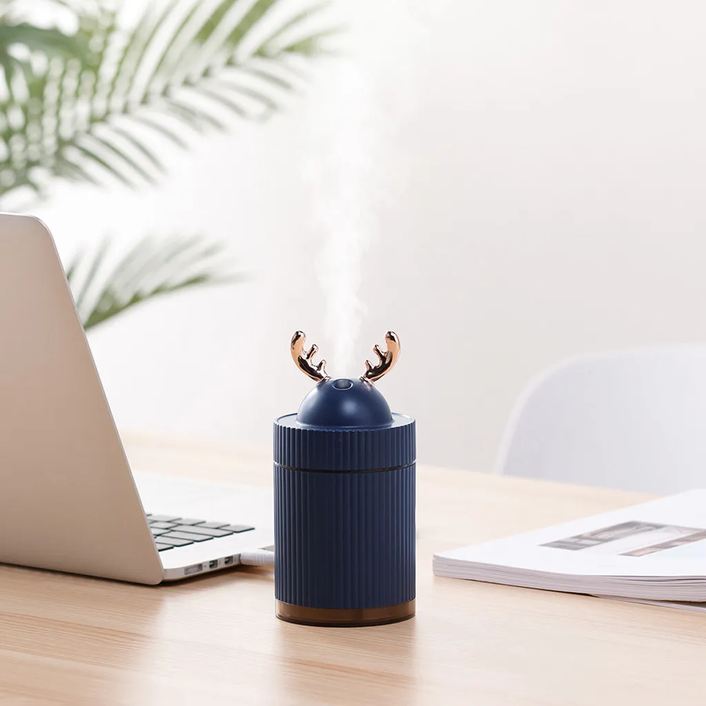 Рога мини домашний USB увлажняюший очиститель атомайзер воздухоочиститель диффузор воздухоочиститель ароматерапия эфирный диффузор для дома