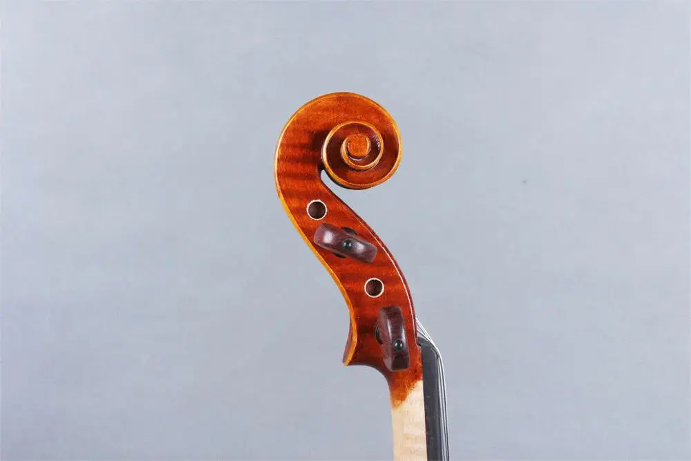 Мастер скрипки 4/4 тигровый клен ручной работы Stradivari Скрипка чехол Лук#401