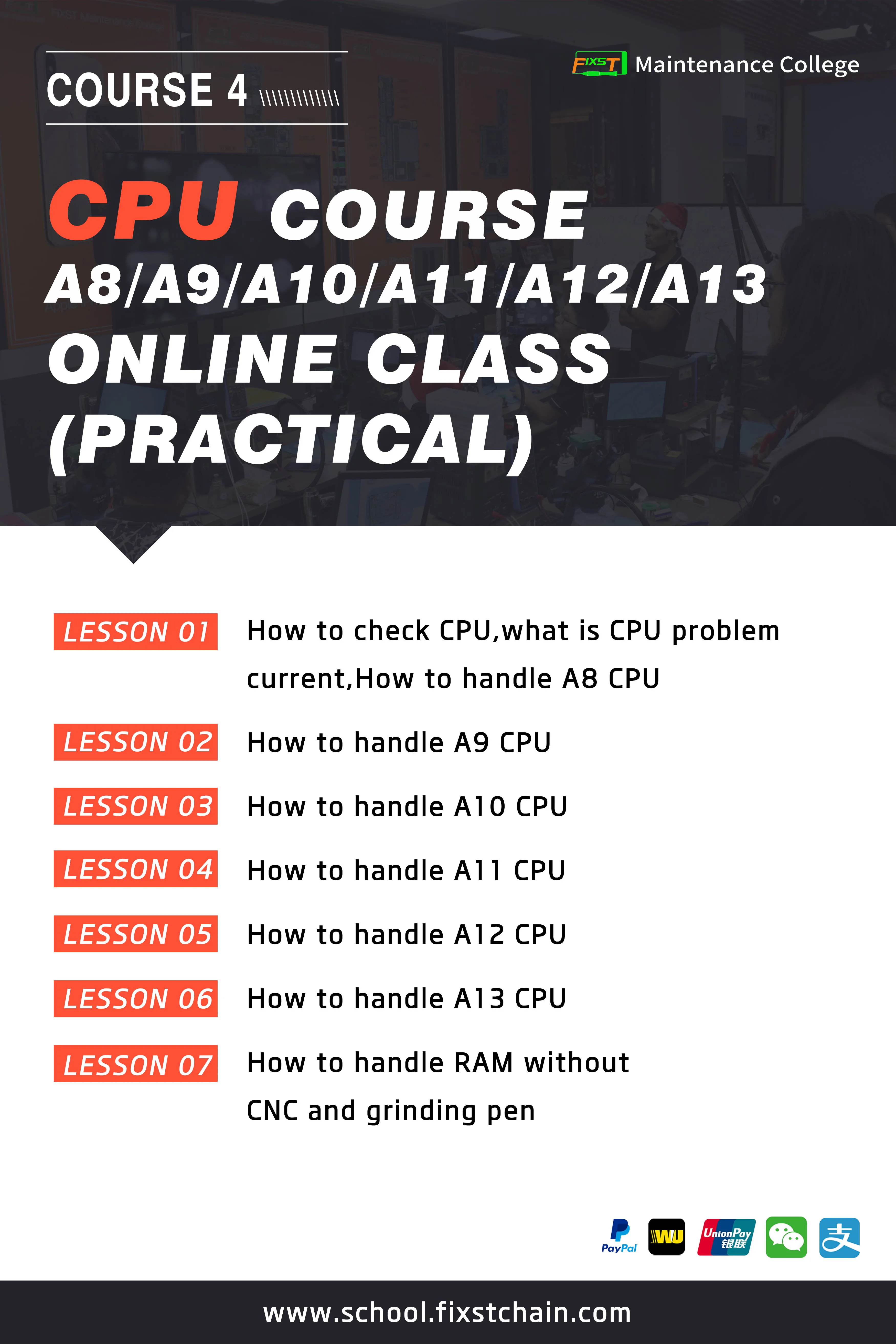 US $116.00 FIXST Oline course CPU course A8A13 and repair books for i88Pxxs max Physical books and ebooks Improve your repair skills