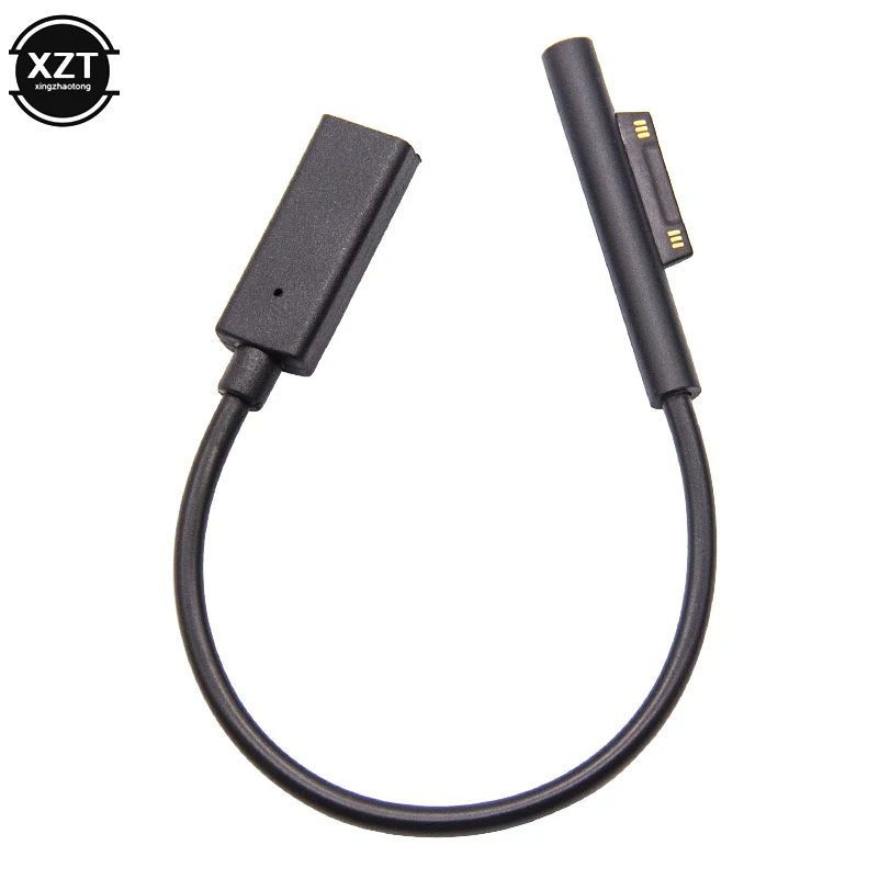 0,2 м USB C Тип C 15V 3A Питание Зарядное устройство адаптер для microsoft Surface Pro 6/5/4 Go PD ноутбук зарядный кабель шнур