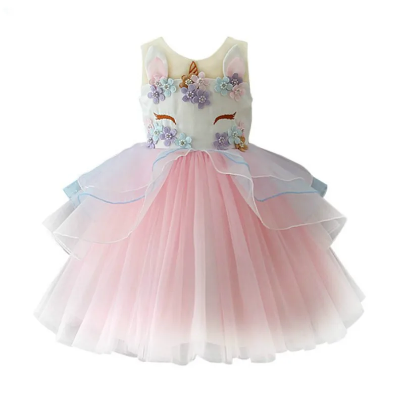 

Happy Birthday Costume New Arrival Girl's Princess Dress Party Dresses Christmas Outfits Kid's Outwear Children Girl's Clothing
