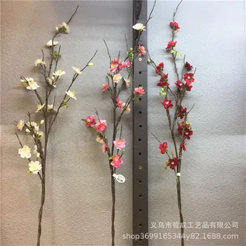

Simulation Wintersweet Flower Living Room Indoor Flower Arrangement Ornament Fake Plum Flower Branch Peach Flower