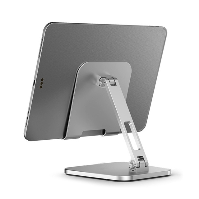 Tablet Stand Pad Air Mini Pro Foldable Holder Black Lightweight Elegant Adjustable Desktop Notebook Dock