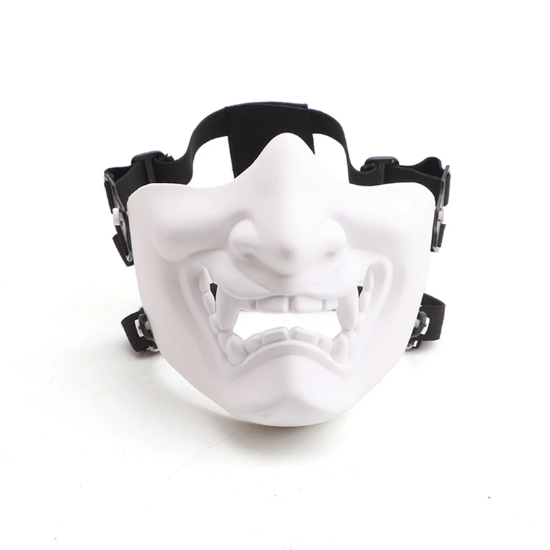 Полумаска страшная улыбающаяся форма призрака Регулируемый головной убор защита наружная спортивная одежда костюмы на Хэллоуин аксессуары