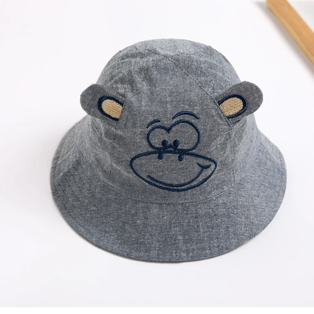 new 2020 Children cartoon lion sunshade cap fisherman hat Newborn Baby Cap for Boys girls Accessories