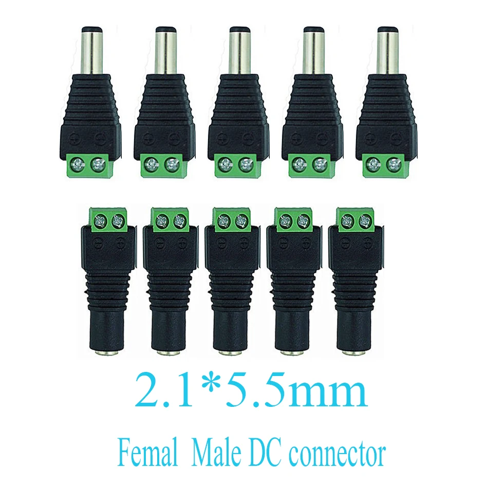 DC 12V Connector for LED Strip Free Welding LED Strip Adapter