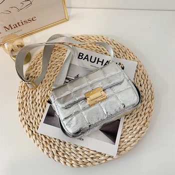 

Plaid Lady Crossbody Bag Casual New Fashion Diamond Chain Black Purse Women Shoulder Bag Pu Leather Lock Flap Handbag 2020