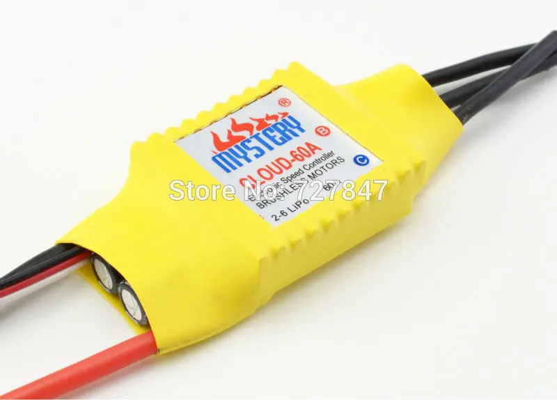 

Mystery Cloud 60A brushless without BEC ESC RC Speed Controller For Rc Helicopter RC Airplane