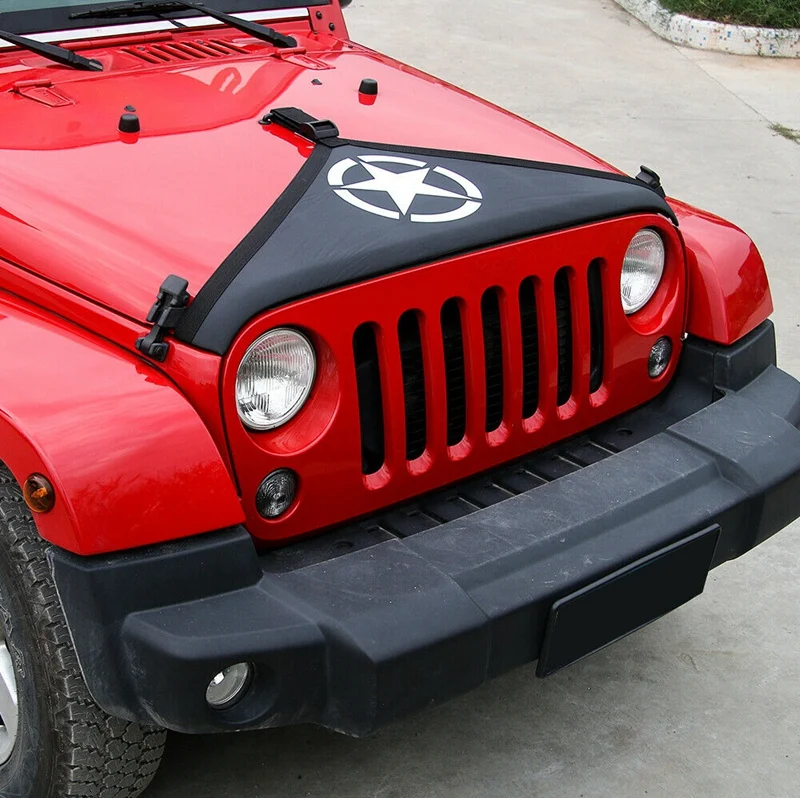 Engine Hood Bra Cover Protect for Jeep Wrangler JK 2007-17 Accessories  Pentagram _ - AliExpress Mobile