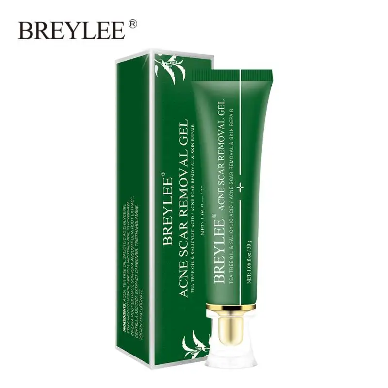 

BREYLEE Acne Scar Removal Gel Fade Acne Marks Spots Remove Face Repairing Gel Pigmentation Soothing Prevent Acne Treatment TSLM1