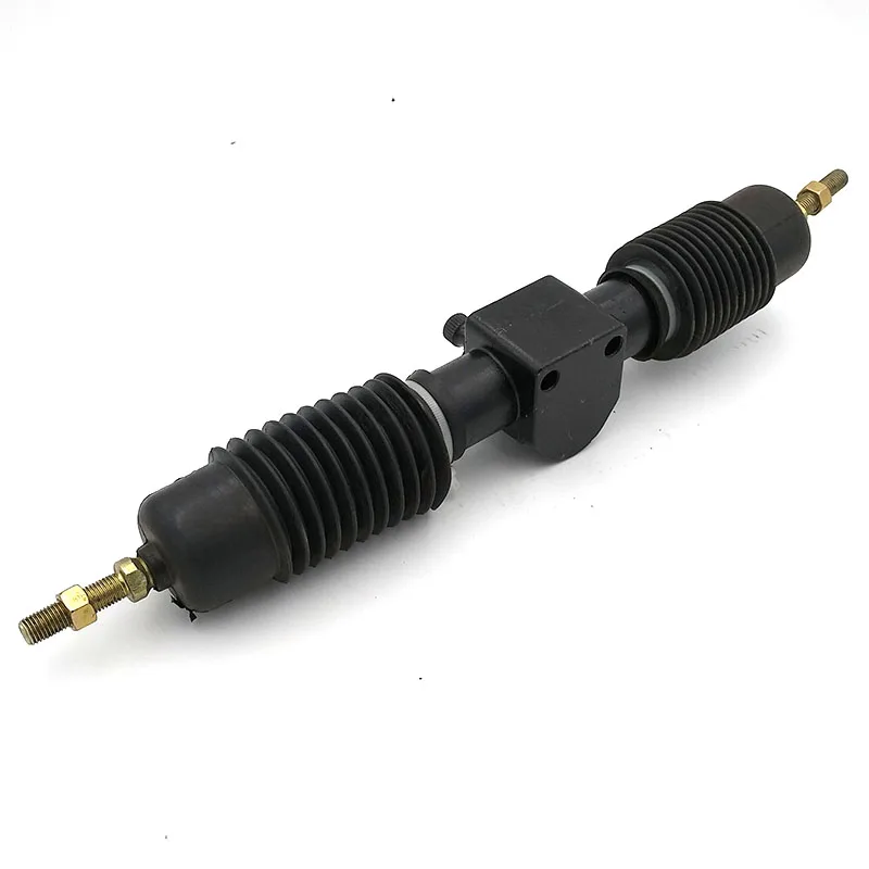 DIY Go Kart Karting Four Wheel 3CM 1.4 Circle Metal ATV Steering Rack Box Pinion 330mm/420mm M10 Full steel Power Steering Gear