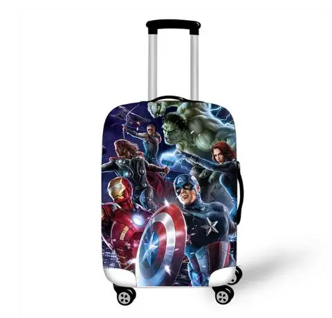 Luggage Cover 18''-32'' Super Hero Elastic Luggage Protective Cover Trolley Suitcase Dust Bag Case Cartoon Travel Accessories