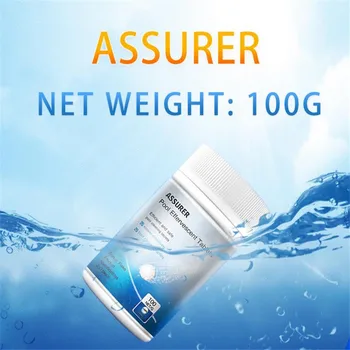 

Pool Cleaning Tablet(100 Tablets) & Floating Chlorine Hot Tub Chemical Dispenser Effervescent Tablets