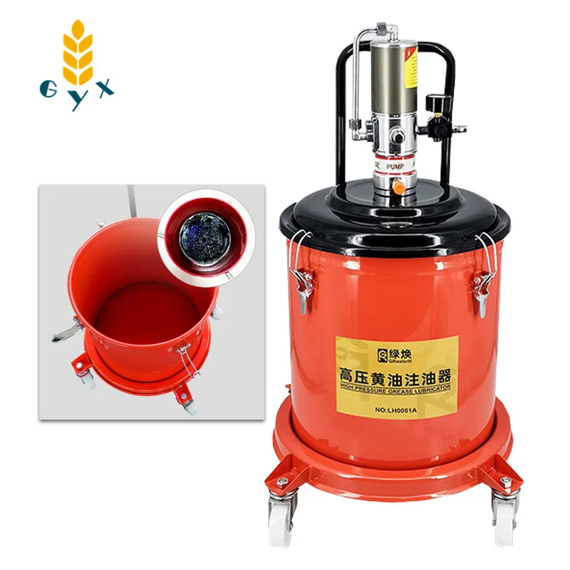 

Pneumatic Butter Machine High Pressure Oil Greaser Lubrication Pump Fille Automatic Oil barrel Grease Injection Machine