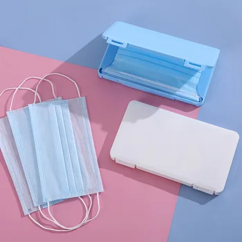 

Health Clean Mask Case Storage Box Portable Disposable Face Masks Container Safe Disposable Mask Storage Box Organizer