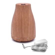 Ароматерапия эфирное масло диффузор Наклонный рот увлажнитель воздуха с красочными светодиодный подсветкой тумана США Разъем для офиса дома