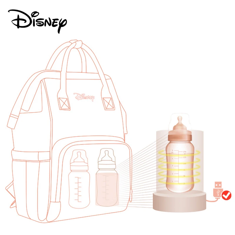 Сумка для подгузников Disney Minnie Mickey дорожная сумка детских колясок рюкзак ухода за