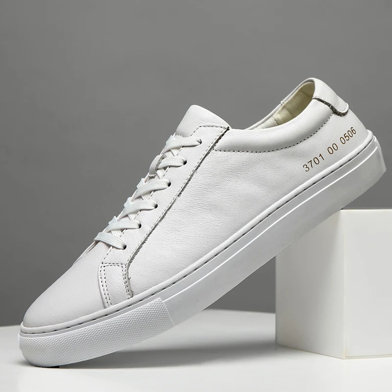 Casual Shoes Leather Men Spring Summer Fashion Sneakers Non-slip