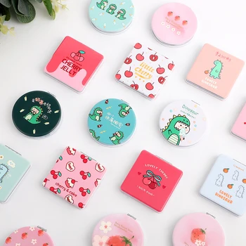 

1pc Portable Strawberry Makeup Mirror Mini Hand Held Fold Portable Glass Mirror Small Home Decor espejo Random Dropshipping