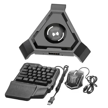 

Elisona Wireless Bluetooth Gaming Keyboard Mouse Converter Adapter for Android IOS Phone Tablet PUBG Survival Rules Knives