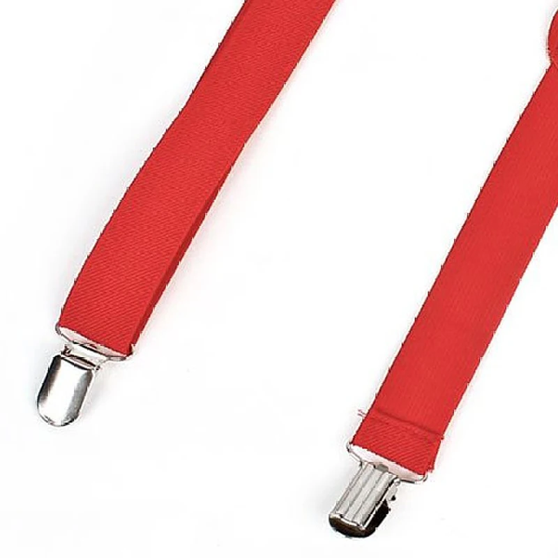 Регулируемые шорты на ремешке для женщин и мужчин, Эластичные подтяжки на подтяжках Y-Red