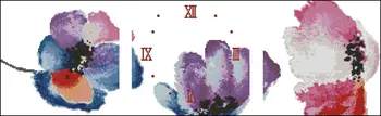 

Cross Stitch Set Chinese Cross-stitch Kit Embroidery Needlework Craft Packages Cotton Fabric Floss New Designs Clock SY-1165