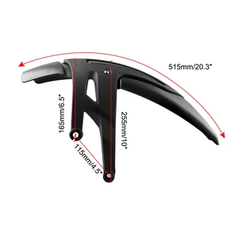 

Motorcycle Rear Hugger Fender ABS Plastic Mudguard Mud Flap Guard For BMW R1200 GS LC 2013-2018 Adventure 2014-2018
