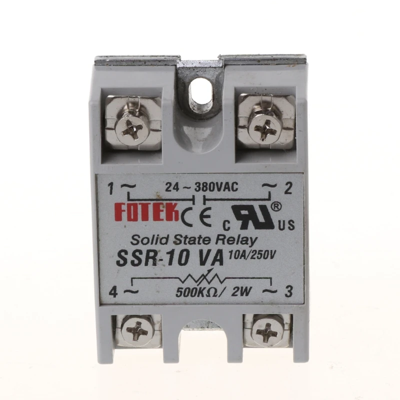 

24V-380V SSR-10VA 10A DC-AC Solid State Relay Module For Temperature Controller Y1QB