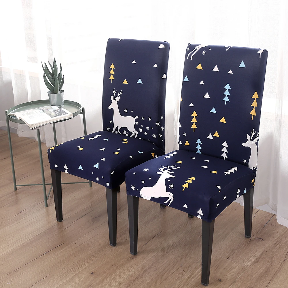 New Printing Rainforest Chair Cover Elastic Seat Chair Covers Protector Seat Slipcover For Home Hotel Banquet Wedding Decoration