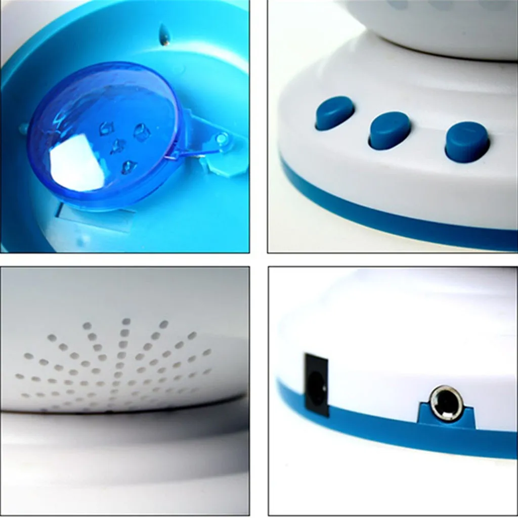 Проектор ночник успокаивающий аутизм сенсорная Светодиодная лампа-проектор игрушка расслабляет синюю ночную музыку проекция успокаивающее настроение лечение огни