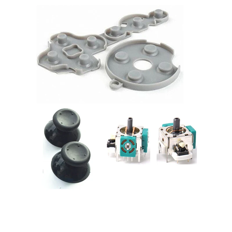 For-XBox-360-Repair-Parts-Conductive-Silicone-Pad-3D-Original-Analog-Vibration-Joystick-Thumb-Stick-Mushroom