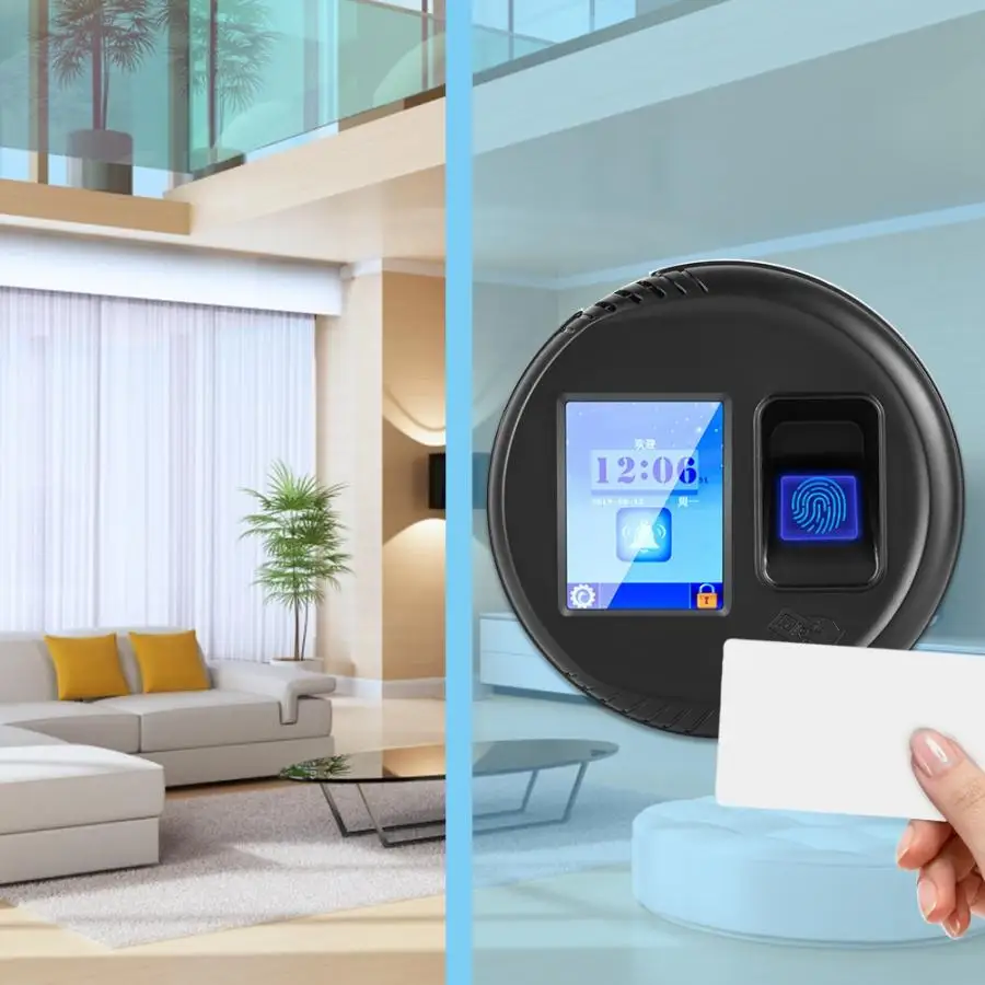 

2.4in 125KHz RFID USB Fingerprint Password Time Attendance Machine Control System