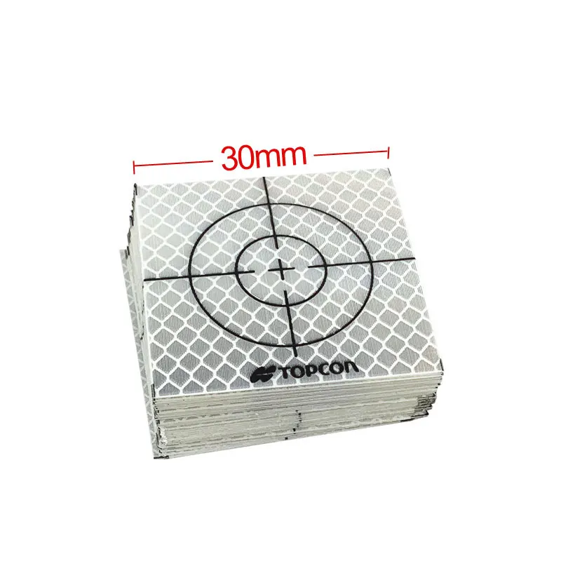 100pcs Topcon Reflector Sheet tape target 20/30/40/50/60 Total station Surveying 