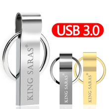 Clé usb en métal 64 go mémoire usb clé usb 8 go 4 go clé usb 3.0 16 go 32 go clé usb 128 go 256 go clé usb grise chiavetta(China)