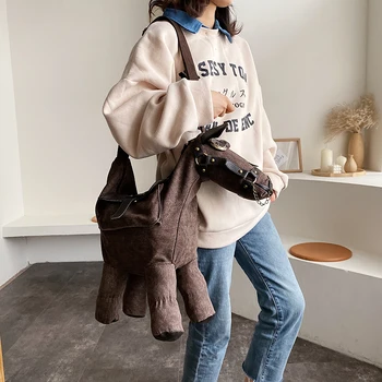 

Fashion Horse Women's Handbags Luxury Animals Shoulder Bags For Women 2020 Designer Messenger Bag Ladies Handbag Cute
