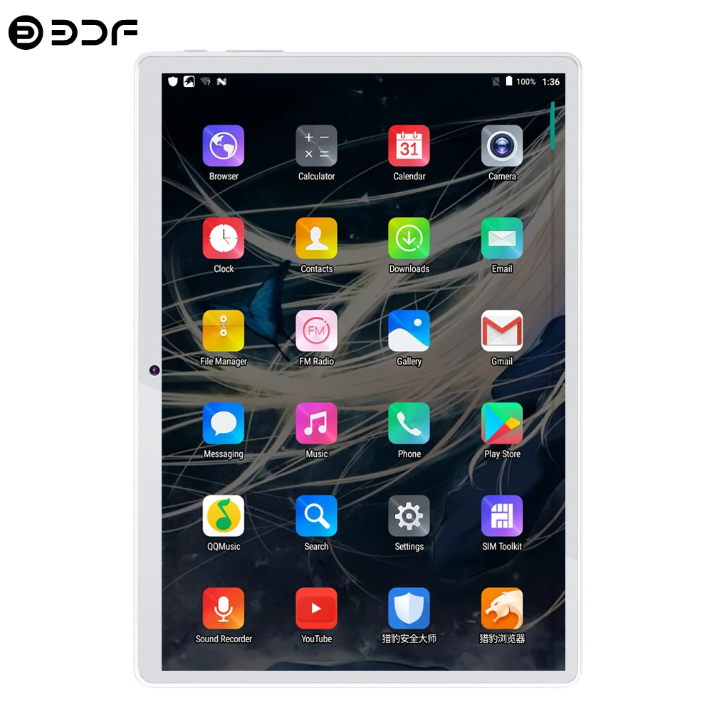 BDF, новинка, 10 дюймов, Android 7,0, четыре ядра, 4G, LTE, планшетный ПК, 4 ГБ, 64 ГБ, WiFi, ноутбук, 4G, две sim-карты, телефонный звонок, Tab, ПК, планшеты, 10