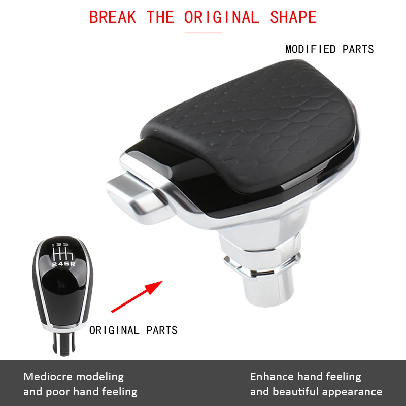 

Для Geely Jiaji 2019 Ручное переключение передач ручка Рычажная головка Модификация аксессуары