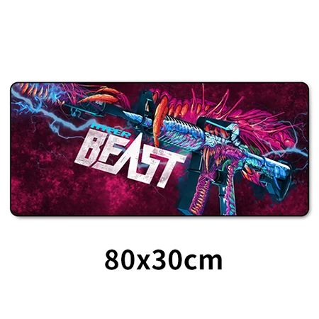 047 Большой игровой коврик для мыши для CS GO Hyper Beast AWP Boyfriend Gifts Gamer, большой компьютерный коврик для мыши, игровой коврик для Csgo Muismat 80*30 см - Цвет: 047