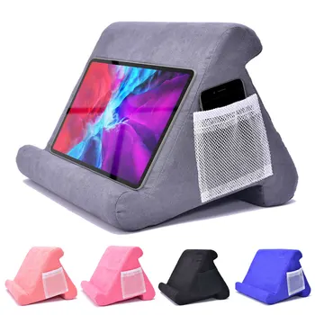 Sponge Pillow Tablet Stand For iPad Samsung Huawei Xiaomi Tablet Holder Phone Support Bed Rest Cushion Tablette Reading Holder 1