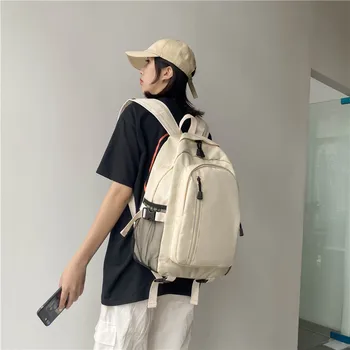 

School Bag Women Korean-style Harajuku Ulzzang Backpack 2020 New Style Large-Capacity Simple Versatile Black Backpack