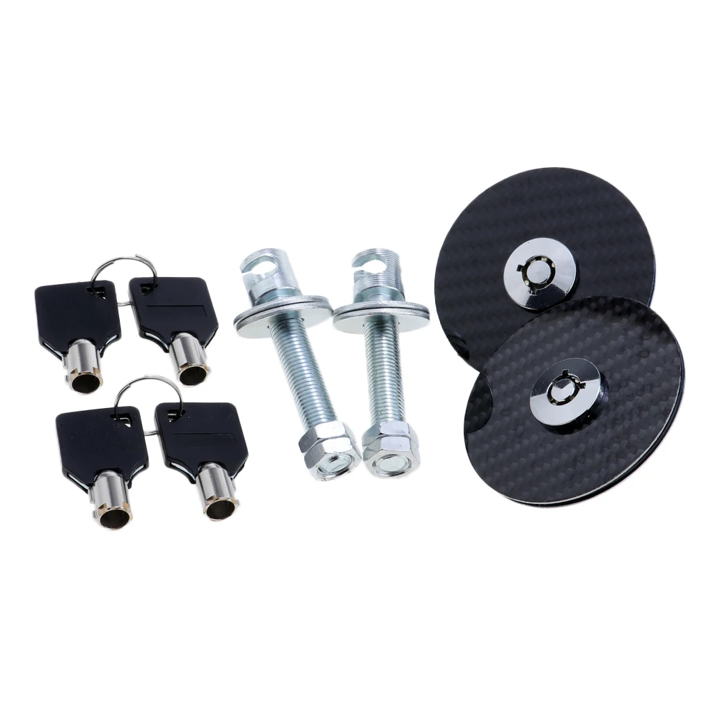 Universal Racing Aluminum Mount Bonnet  Over Hood Latch Pin Kit