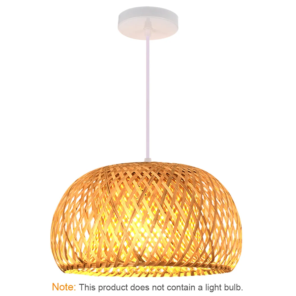 

Hot On Sale Lighting Rattan Lamp Handmade Bamboo Chandelier Retro Cafe Bar Lounge For Garden Restaurant Bedroom