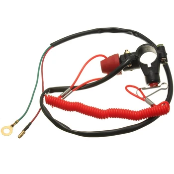 

1Pcs Universal Engine Motor Kill Stop Switch Safety Tether Lanyard Motorcycle Accessories Motorcycle Switches